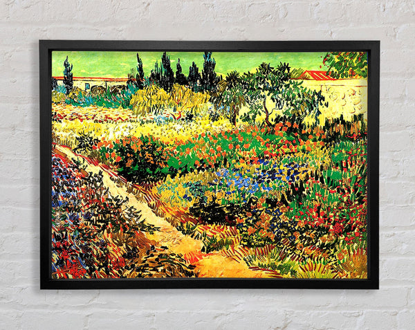 Van Gogh Flowering Garden With Path