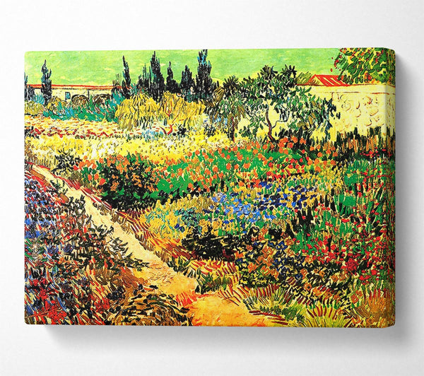 Van Gogh Flowering Garden With Path