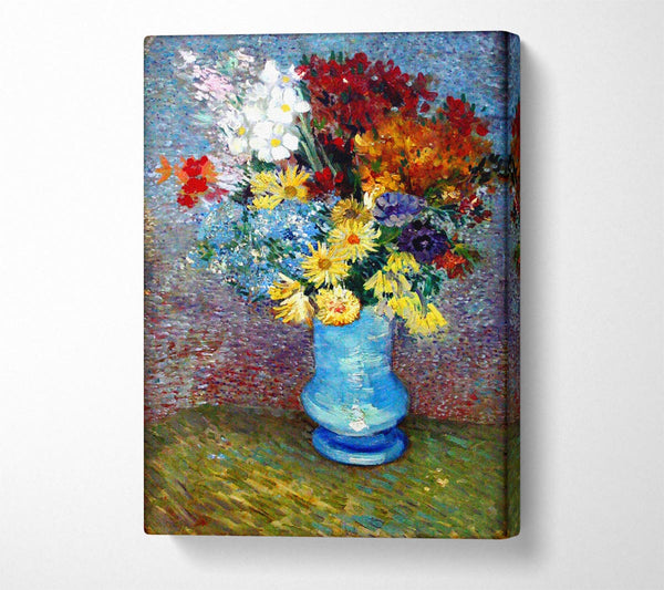 Van Gogh Flowers In A Blue Vase