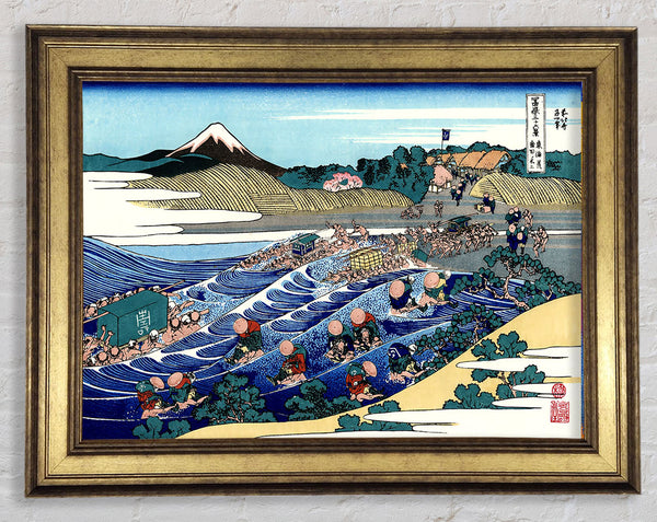 Hokusai Fuji From Kanaya On Tokaido