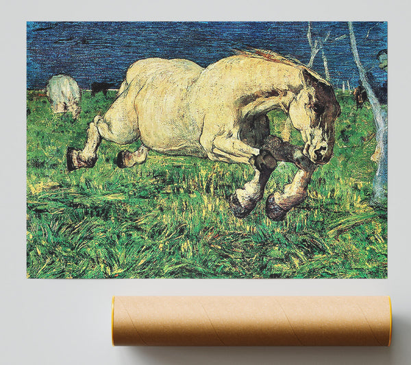 Segantini Galloping Horse