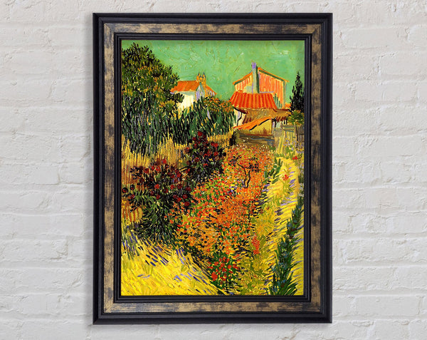 Van Gogh Garden Behind A House