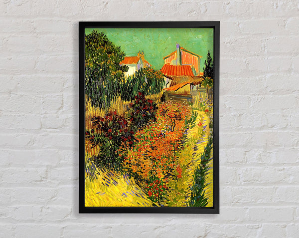 Van Gogh Garden Behind A House