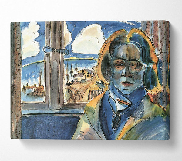 Walter Gramatte Girl At The Window Sonia