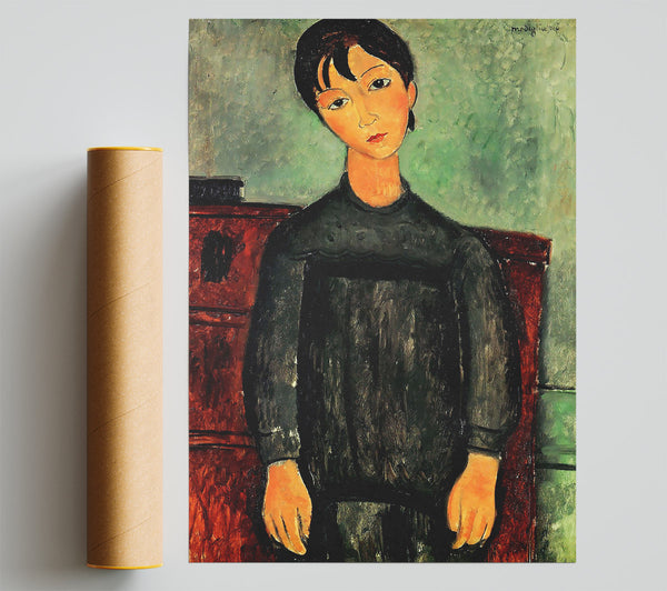 Modigliani Girl With A Black Robe