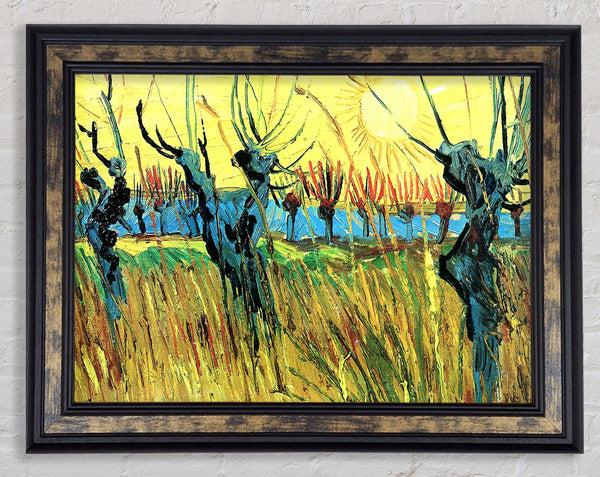 Van Gogh Grazing At Sunset