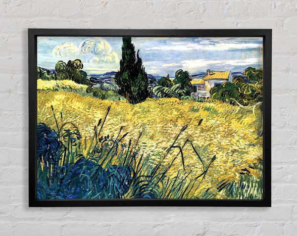 Van Gogh Green Wheat Field With Cypress 2