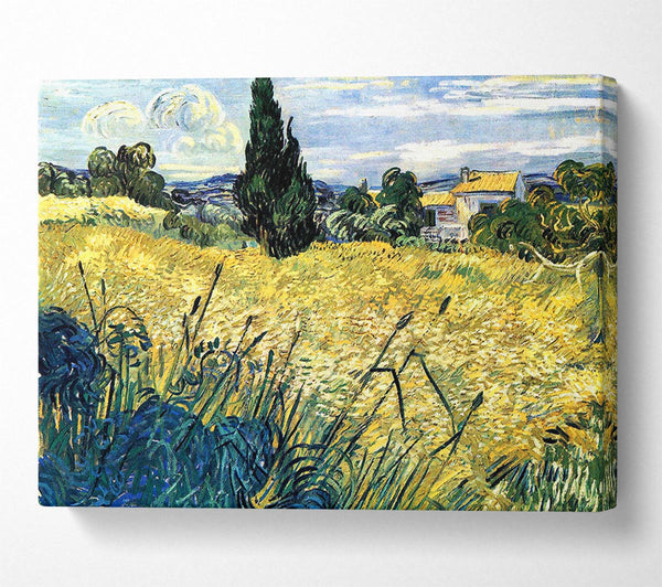 Van Gogh Green Wheat Field With Cypress 2