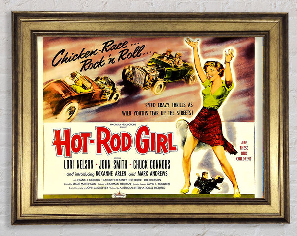 Hot Rod Girl Poster 2