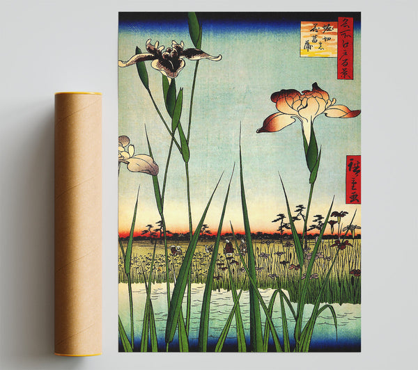 Hiroshige Iris Garden