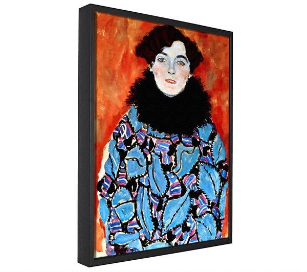 A picture of a Klimt Johanna Staude framed canvas print sold by Wallart-Direct.co.uk