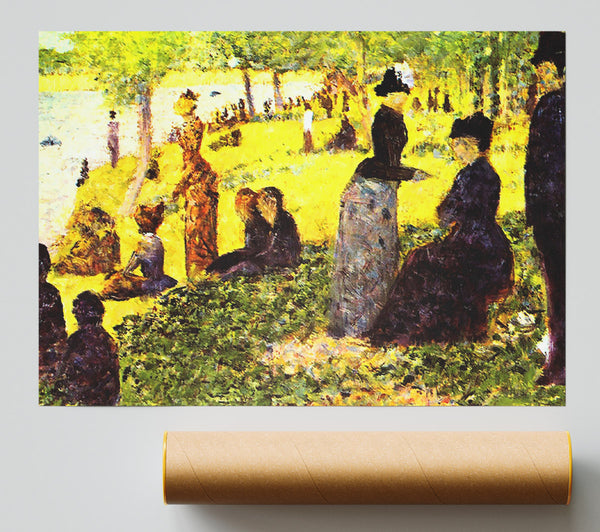 Seurat La Grande Jatte By Excursionists