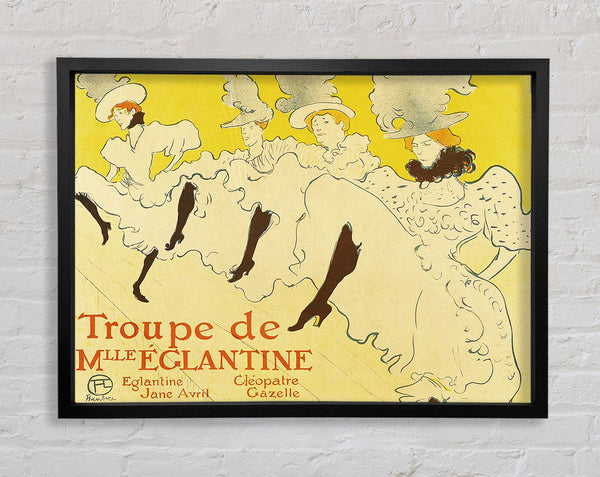 Toulouse Lautrec La Troup De Mlle Elegant Poster 1895