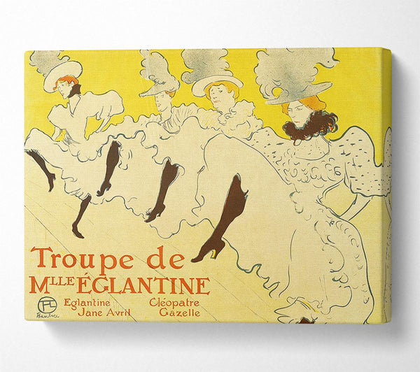 Toulouse Lautrec La Troup De Mlle Elegant Poster 1895