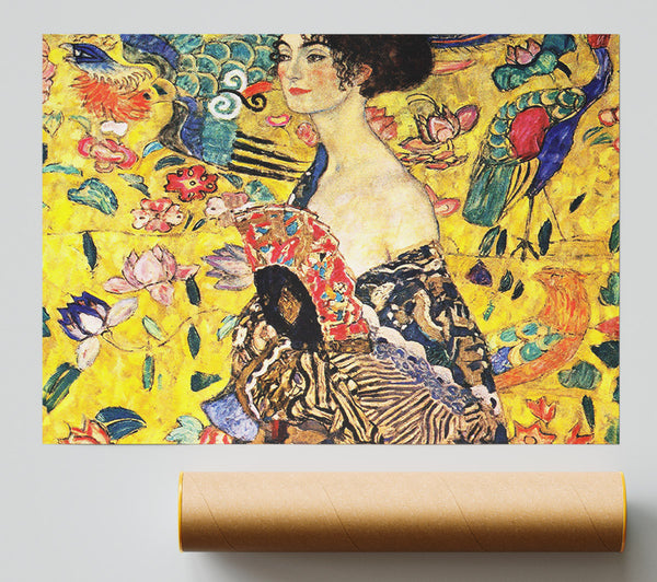 Klimt Lady With Fan