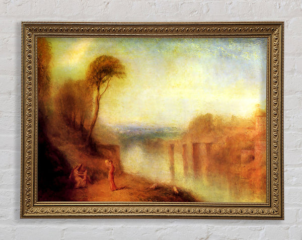 Joseph Mallord Turner Landscape With A Woman With A Tambourine