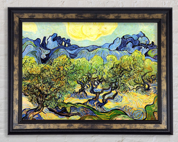 Van Gogh Landscape With Olive Trees