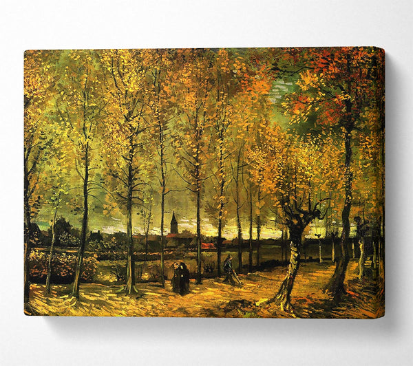 Van Gogh Lane With Poplars