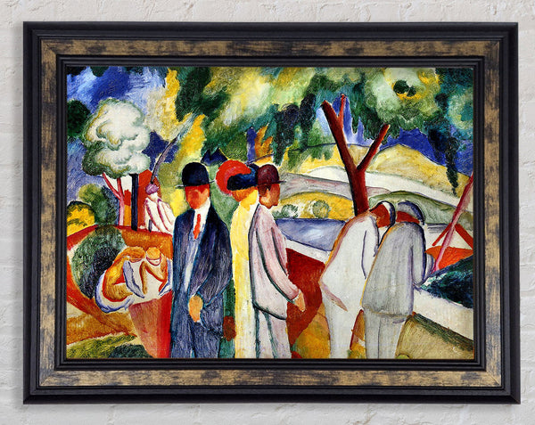 August Macke Large Bright Walk