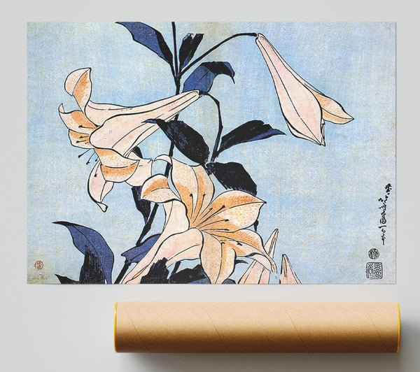 Hokusai Lilies