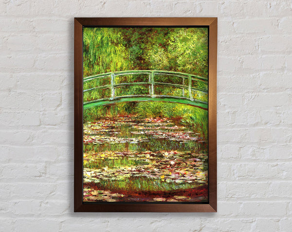 Monet Bridge Over The Sea Rose Pond