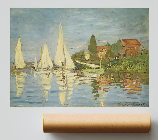 Monet Regattas At Argenteuil