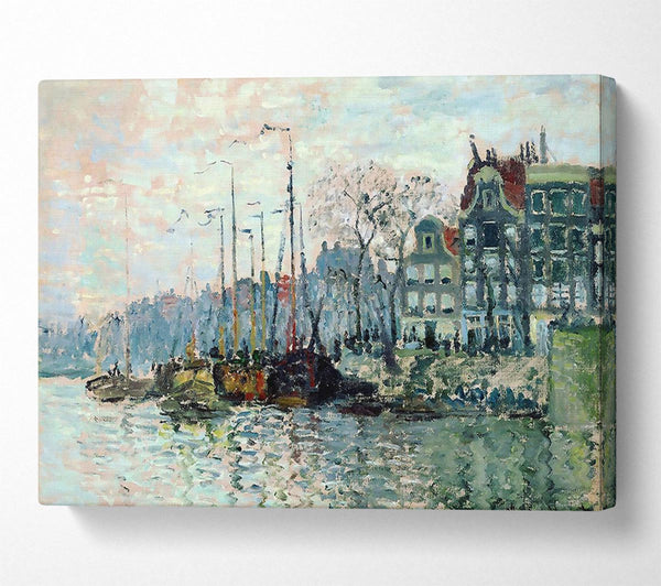 Monet View Of The Kromme Waal In Amsterdam