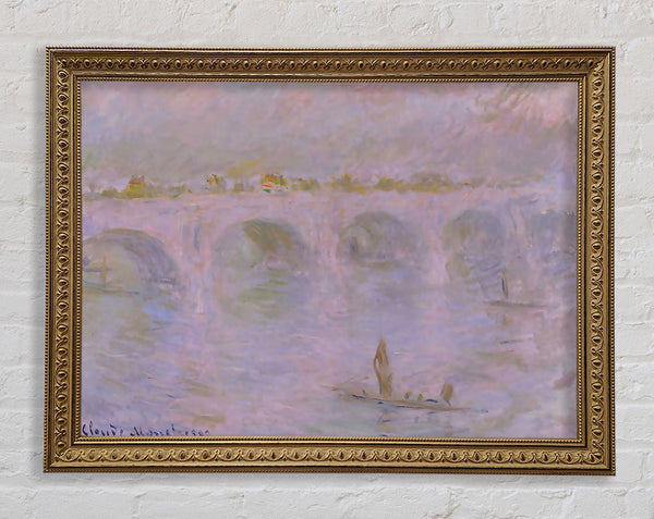 Monet Waterloo Bridge In London