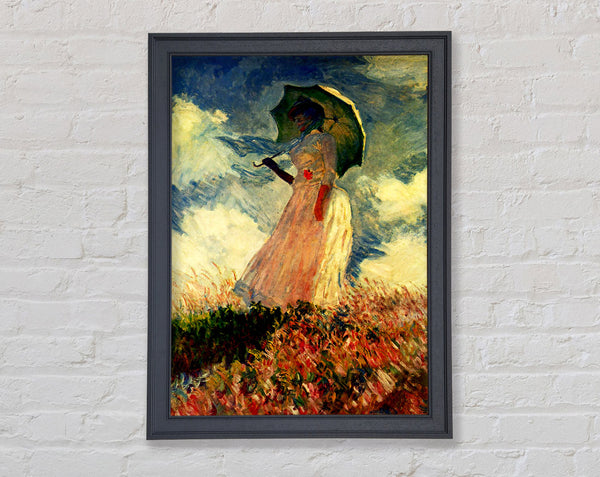 Monet Woman With Parasol