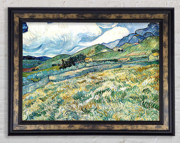 Van Gogh Mountain Landscape Behind The Hospital Saint-Paul