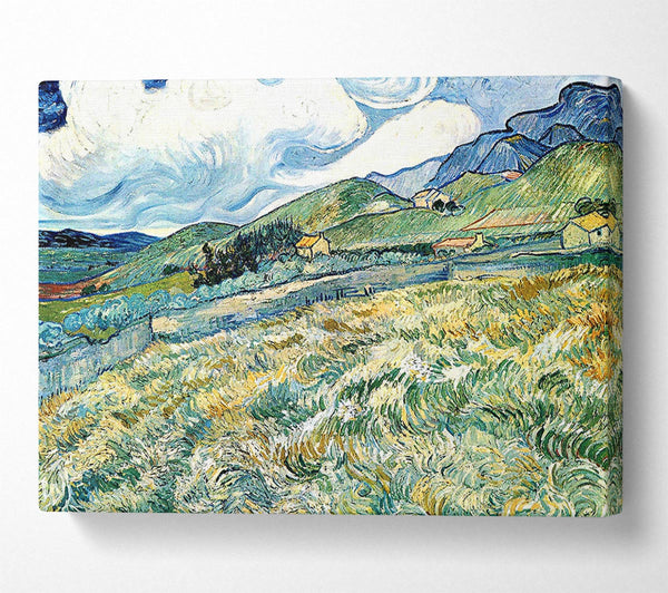 Van Gogh Mountain Landscape Behind The Hospital Saint-Paul