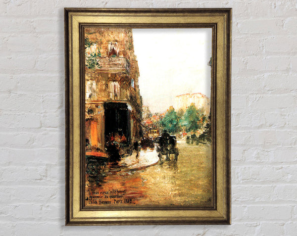 Hassam Parisian Street Scene 2