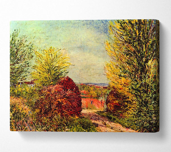 Sisley Path In Veneux Nadon In Spring