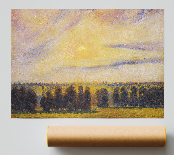 Pissarro Sunset At Eragny