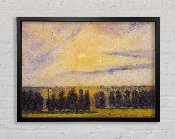 Pissarro Sunset At Eragny