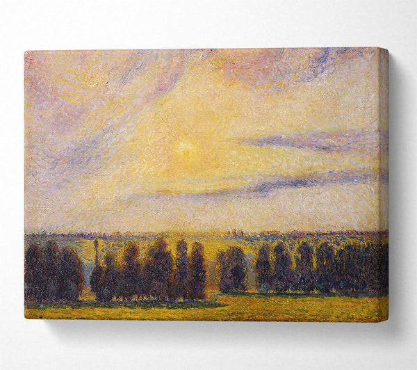 Pissarro Sunset At Eragny