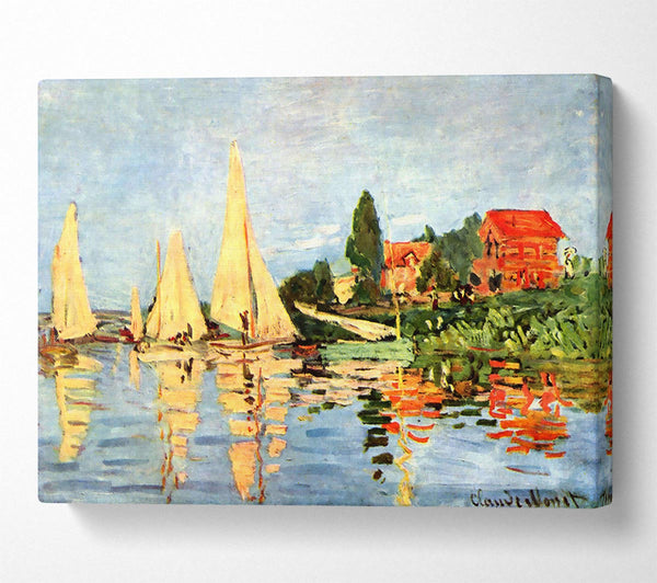 Monet Regatta At Argenteuil