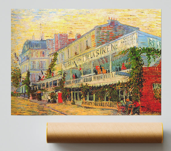 Van Gogh Restaurant De La Sirene At Asnieres