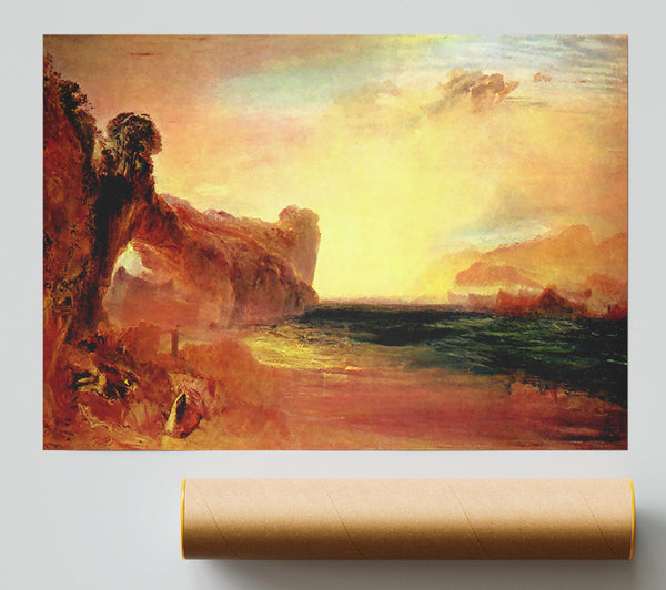 Joseph Mallord Turner Rocky Bay With Figures