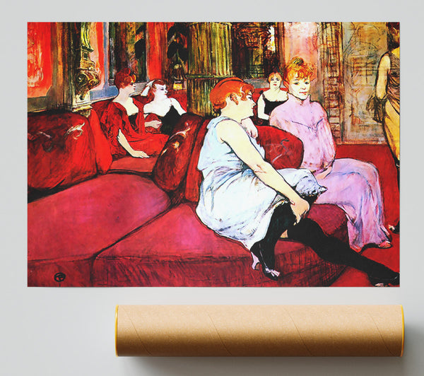 Toulouse Lautrec Salon In The Rue De Moulins