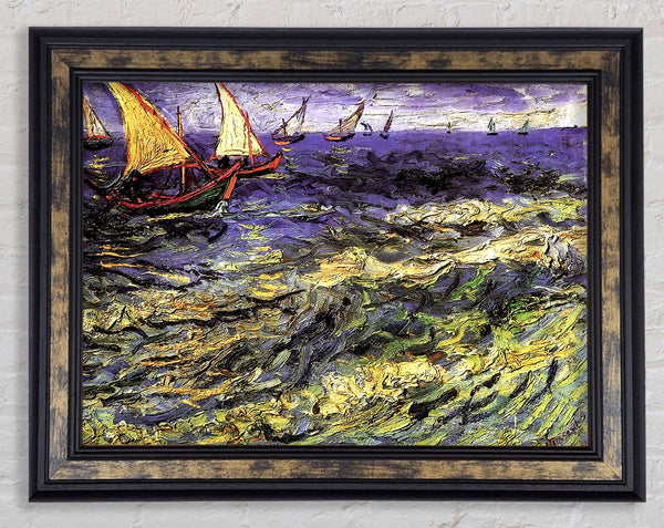 Van Gogh Seascape At Saintes-Maries