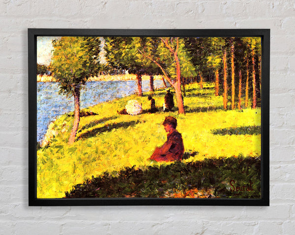 Seurat Seated Figure