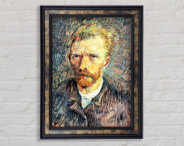 Van Gogh Self Portrait In Brown Shirt