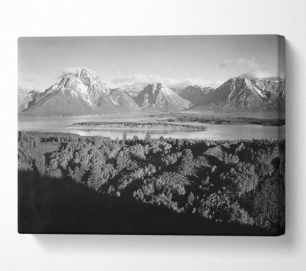 Ansel Adams Signal Hill In Grand Teton Wyoming