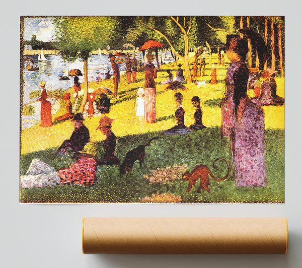 Seurat Sketch Of People