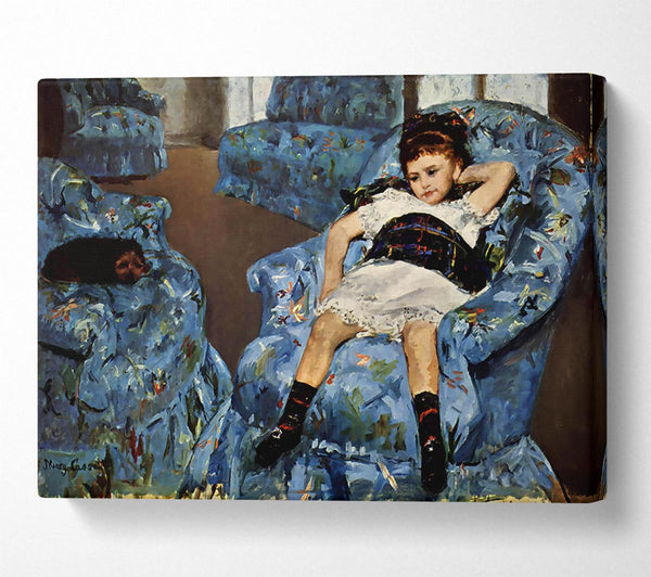 Cassatt Small Girl In The Blue Armchair