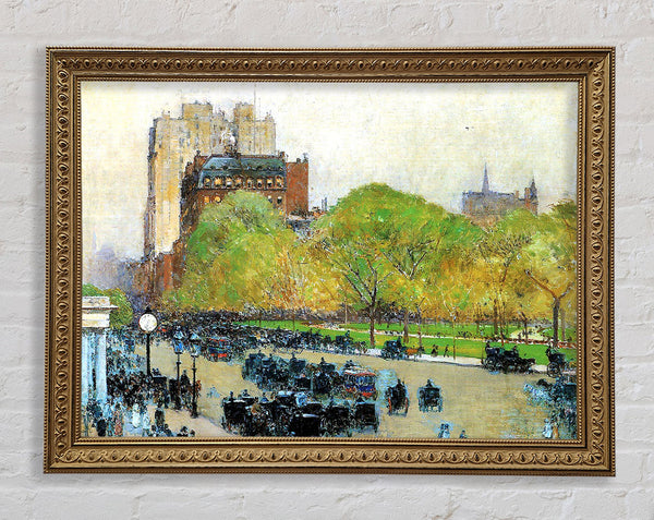 Hassam Spring Morning In The Heart Of The City