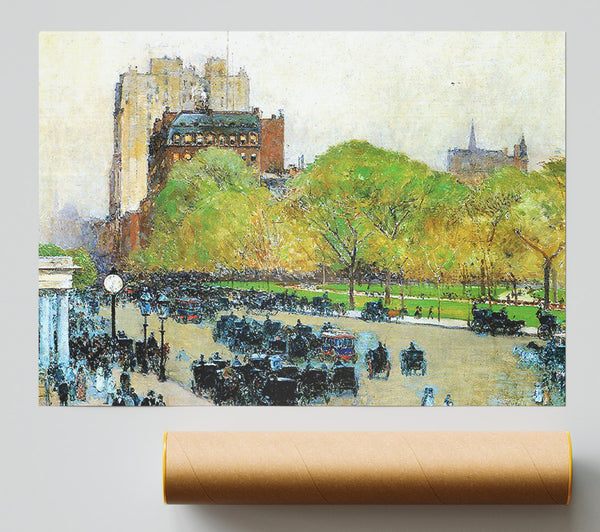 Hassam Spring Morning In The Heart Of The City