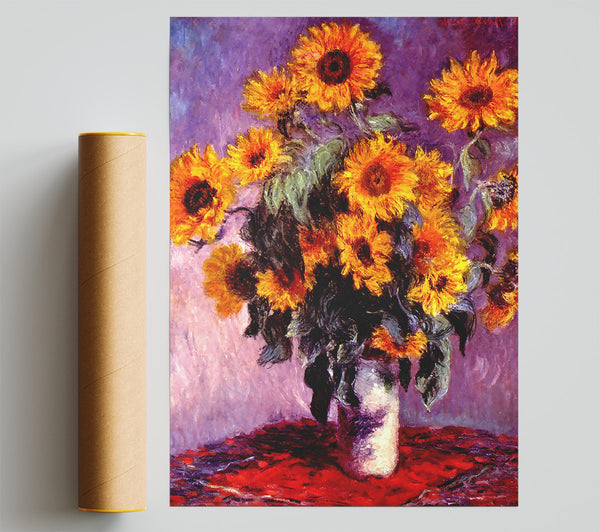 Monet Still Life Sunflowers