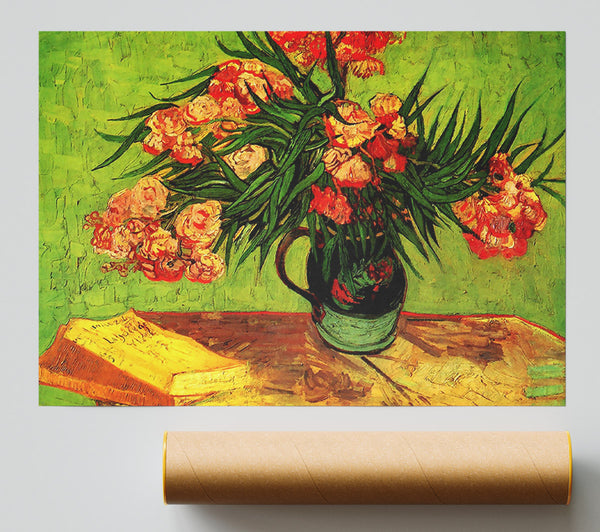 Van Gogh Still Life Vase With Oleanders And Books